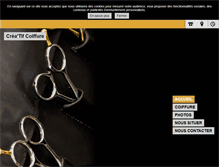 Tablet Screenshot of creatif-coiffure-visagiste.fr